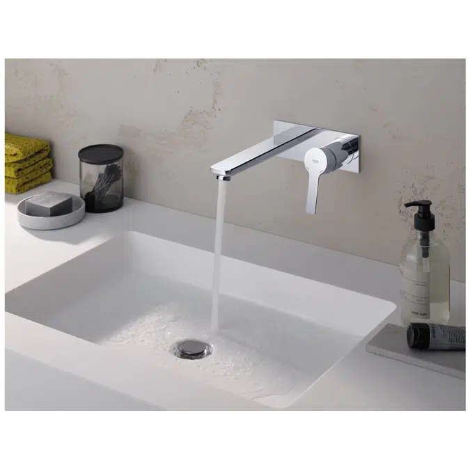 GROHE Lineare New Wall Basin Mixer Set 207mm Chrome (5 Star)