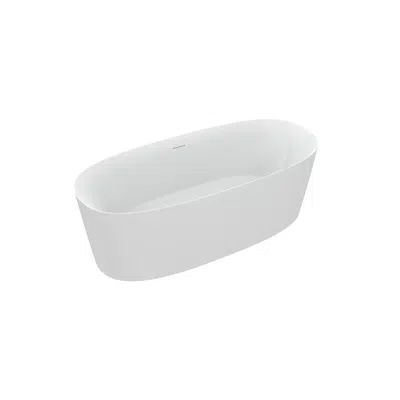 Image for Kado Lux Freestanding Bath 1700mm x 750mm x 580mm with Overflow Matte White