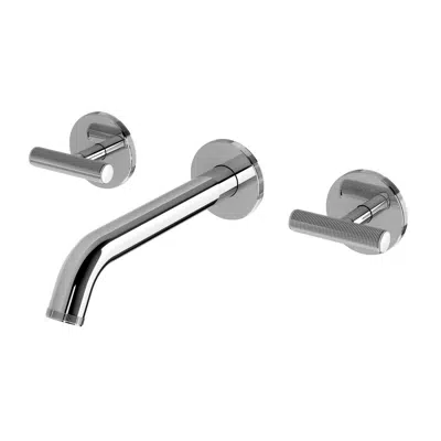 Image for Milli Etch Wall Basin / Bath Tap Set 200mm Chrome (6 Star) Lead Free