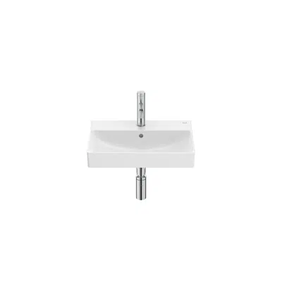 Image for Roca Ona Wall Basin With Fixing Bolts 500mm x 360mm 1 Taphole Overflow White