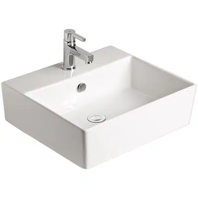 Immagine per American Standard Heron Square Counter Basin 1 Taphole White