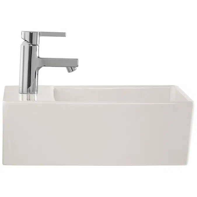 American Standard Heron Square Counter Basin 1 Taphole White