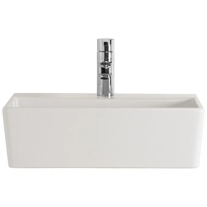 American Standard Heron Square Counter Basin 1 Taphole White