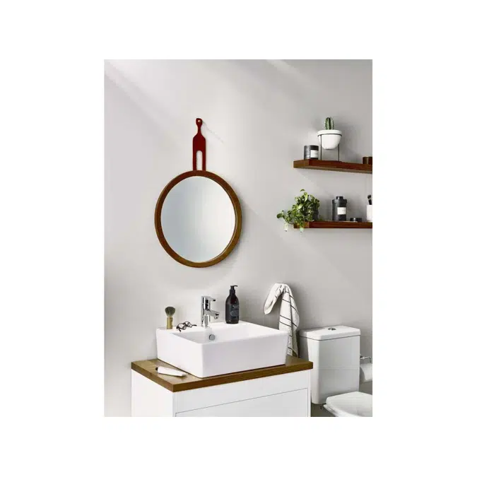American Standard Heron Square Counter Basin 1 Taphole White