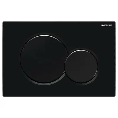รูปภาพสำหรับ Geberit Sigma 01 Dual Flush Access Plate ABS Black