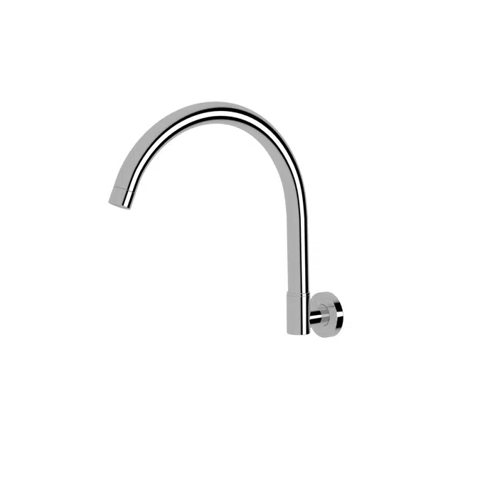 BIM objects - Free download! Sussex Scala Wall Spa Outlet Curved Chrome ...