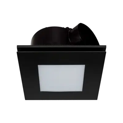 Image for Kado Lux HiFlow 200 LED Exhaust Fan Square Matte Black