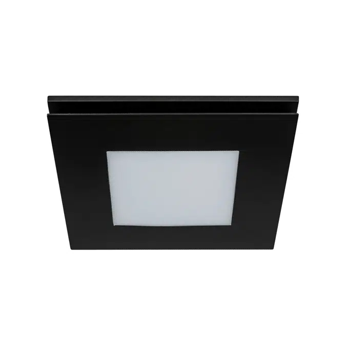 Kado Lux HiFlow 200 LED Exhaust Fan Square Matte Black