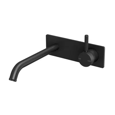 Image for Milli Etch Wall Basin/Bath Mixer Tap Set Square Kit Matte Black (6 Star) Lead Free