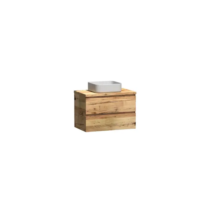 Kado Arc Timber Twin Drawer 750 Vanity Timber 32mm Top