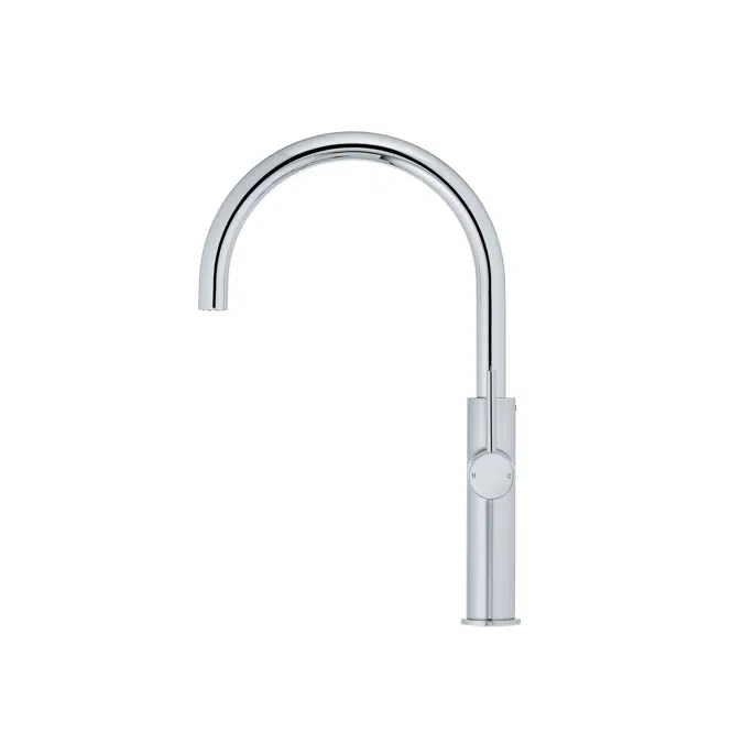 Mizu Drift Gooseneck Sink Mixer Curve Chrome (5 Star) Lead Free