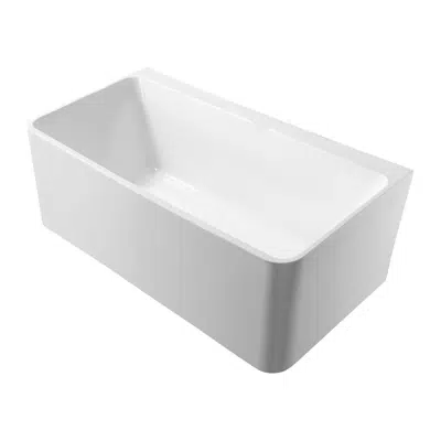 kuva kohteelle Posh Domaine Back to Wall Freestanding Bath 1500 x 720mm White