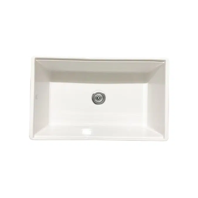 Memo Harper Single Bowl Butler Sink 760mm Fireclay White