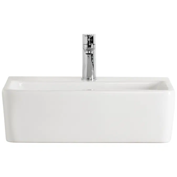 American Standard Heron Semi-Recessed Basin with 1 Taphole White