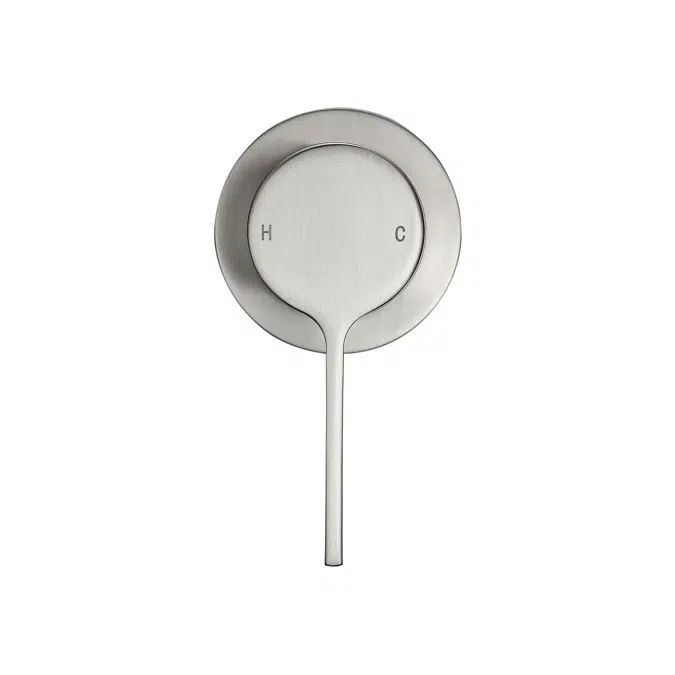 Mizu Stream Shower Mixer Tap Brushed Nickel