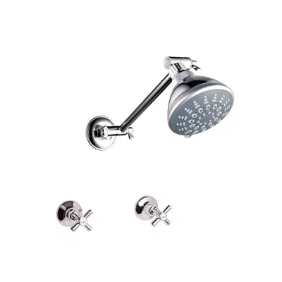 Obrázek pro Posh Bristol Deluxe Shower Set Chrome (3 Star)