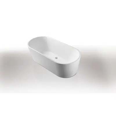 obraz dla Posh Solus Freestanding Bath 1780 x 800 x 560mm White