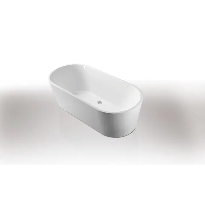 Posh Solus Freestanding Bath 1780 x 800 x 560mm White