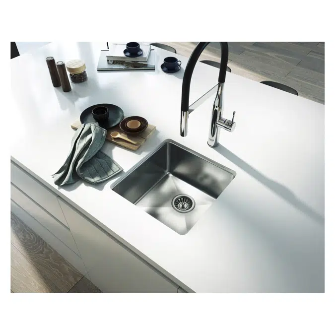 Memo Hugo Single Bowl Sink No Taphole Stainless Steel
