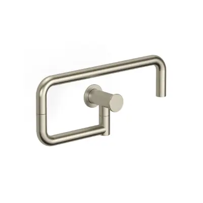 Image pour Faucet Strommen Vara Disc Wall Pot Filler Tap Brushed Nickel Lead Free