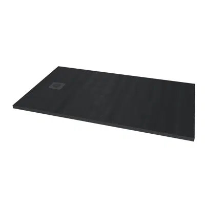 Roca Cyprus Stonex Shower Floor 900x1500 Cut Pizarra with Matching Waste图像