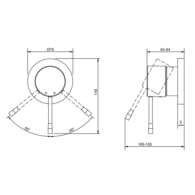 GROHE Essence New Shower / Bath Mixer Tap Chrome (V2)