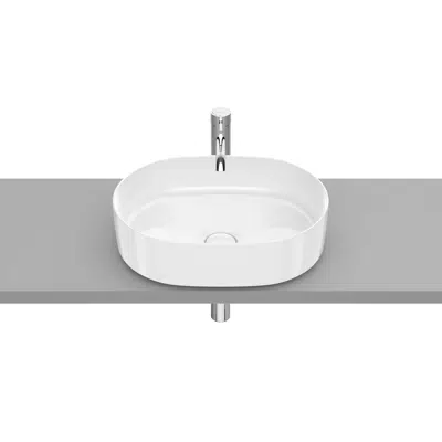 Image for Roca Inspira Round Oval Above Counter Basin 500mm x 370mm Gloss White