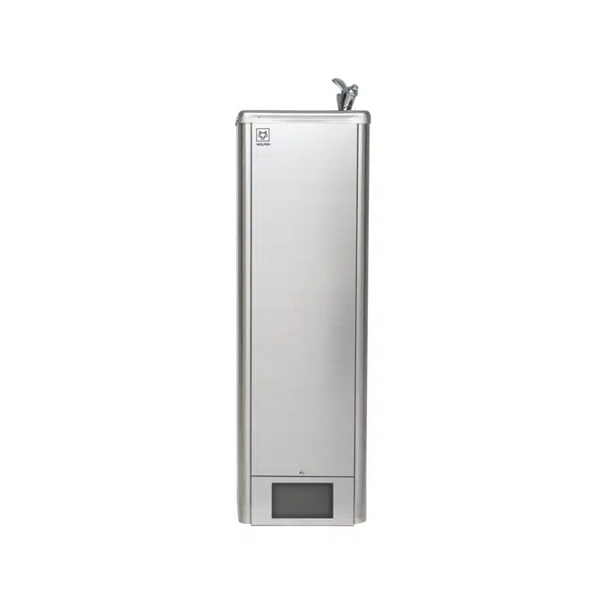 Wolfen Foot Sensor Activated Drinking Fountain 10 Litres per hour Non filtered Stainless Steel