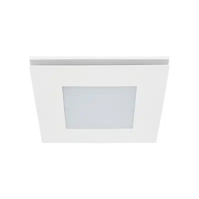изображение для Kado Lux HiFlow LED Inline Exhaust System Square Matte White