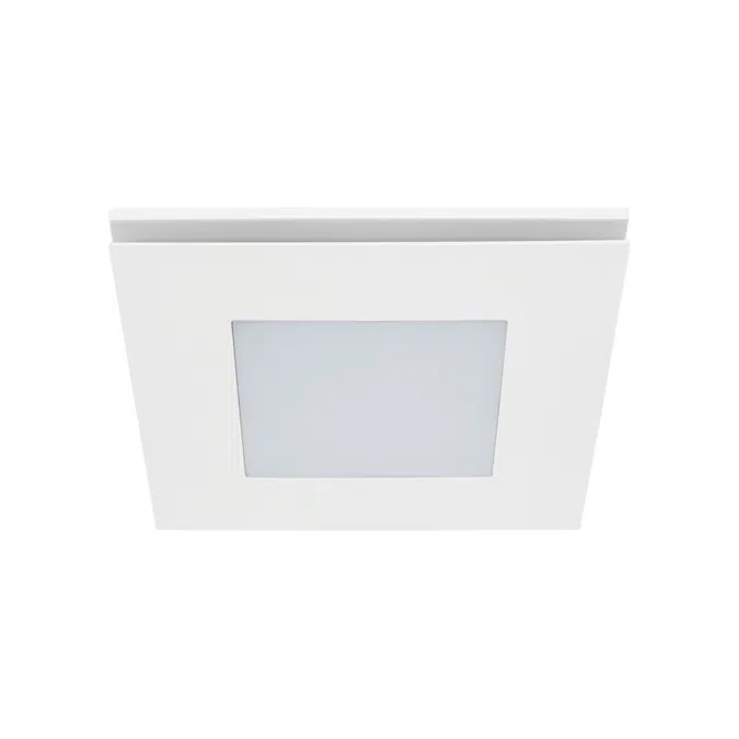 Kado Lux HiFlow LED Inline Exhaust System Square Matte White