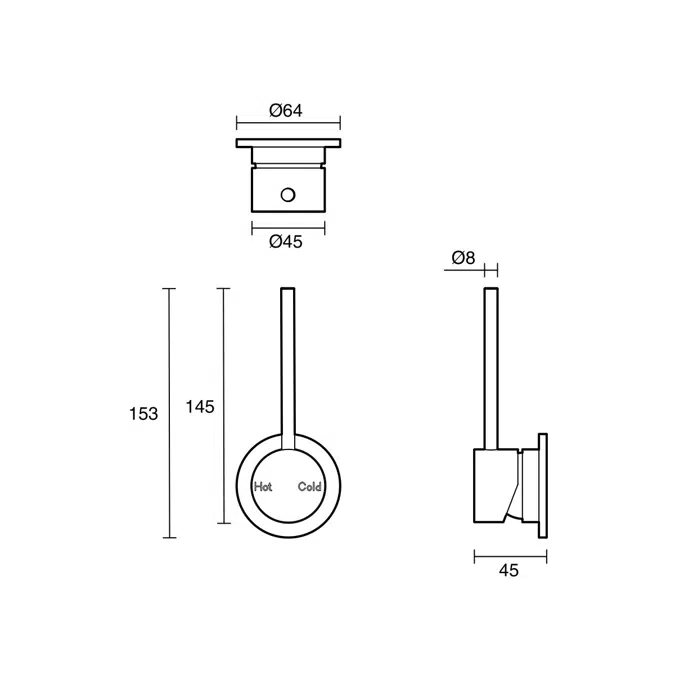 Bim Objects Free Download Sussex Scala Wall Mixer Tap With 100mm Extension Pin Matte Black 6315