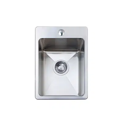 imagem para Memo Hugo Compact Sink 1 Taphole Stainless Steel