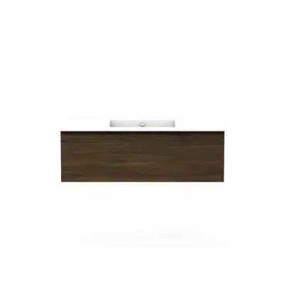 Image for Posh Domaine 1200mm Wall Hung Vanity Unit All-Drawer Single Bowl Ceramic Top