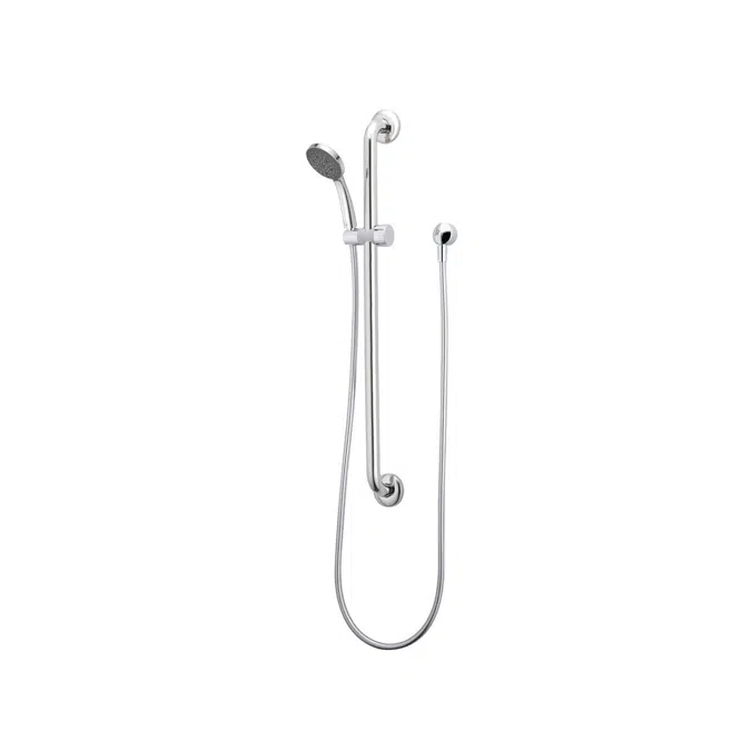 BIM objects - Free download! Posh Solus MK3 Grab Single Rail Shower 1 ...