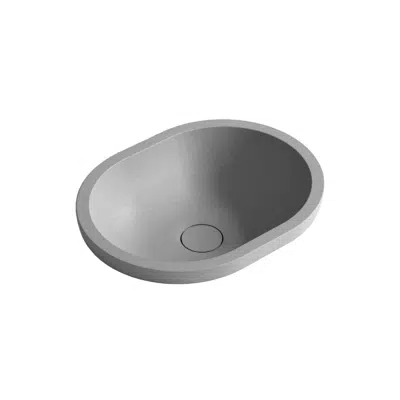 Image for Omvivo Villa Oval Semi Inset Basin 485 Cove Grey