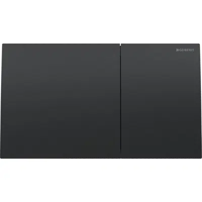 Image pour Geberit Sigma70 Dual Flush Button Black Chrome Easy Clean Coating