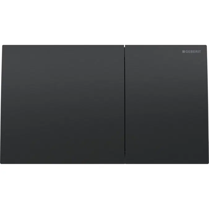 Geberit Sigma70 Dual Flush Button Black Chrome Easy Clean Coating