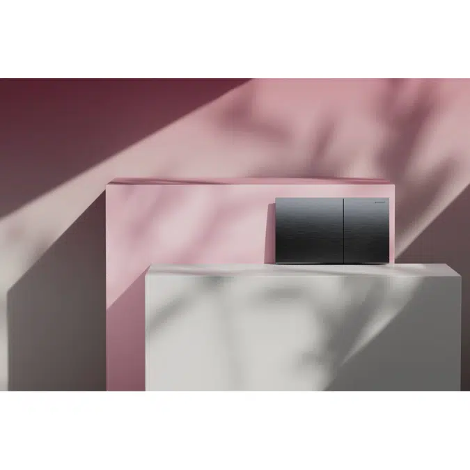 Geberit Sigma70 Dual Flush Button Black Chrome Easy Clean Coating