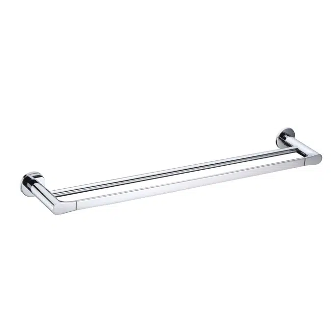 Double towel rail 700mm hot sale