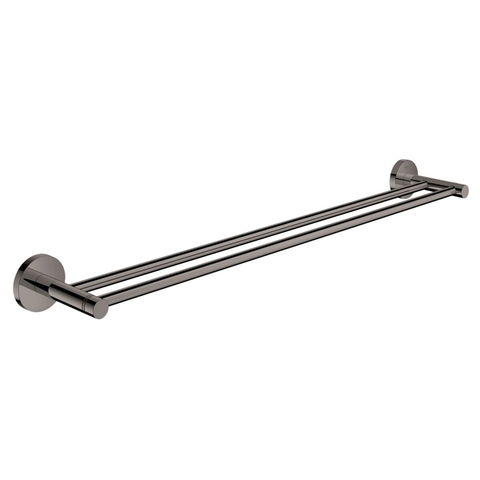 BIM objects Free download! GROHE Essentials Accessories Double Towel Rail 600mm Hard Graphite