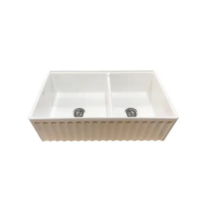 Memo Harper 1 3/4 Butler Sink Fireclay White