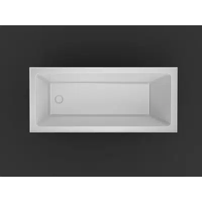 画像 Base Acrylic Bath 1700 x 750 x 400mm White
