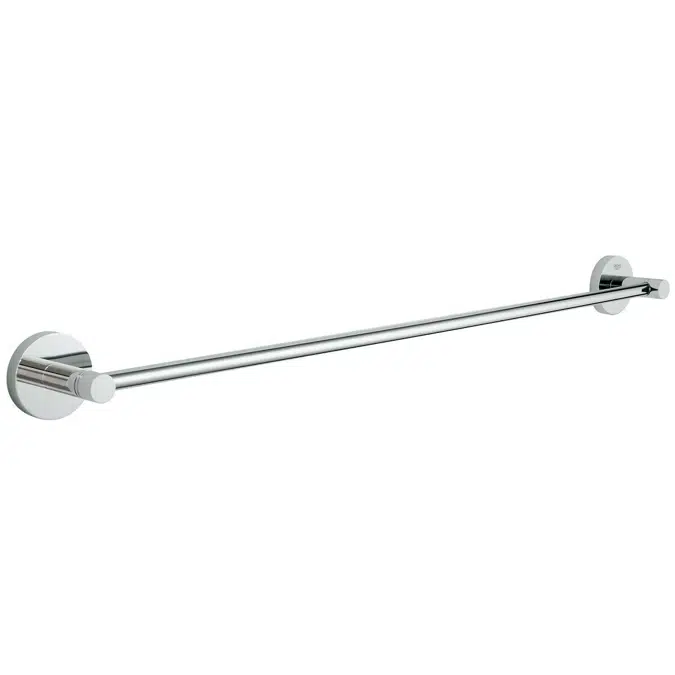 GROHE Essentials Accessories Single Towel Rail 600mm Chrome