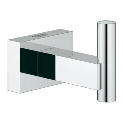 GROHE Essentials Cube Accessories Robe Hook Chrome 이미지
