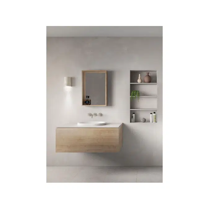 Omvivo Villa Oval Semi Inset Basin 485 White Haven