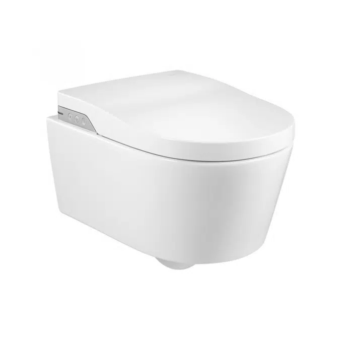 Roca In-Wash Inspira Rimless Wall Hung Pan with Heated Seat (4 Star)