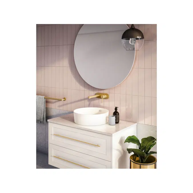 Posh Domaine 750mm x 750mm Round Mirror Polished Edge