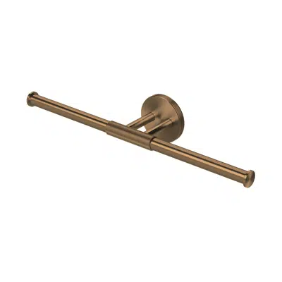 Milli Marq Edit Double Toilet Roll Holder Brushed Bronze 이미지