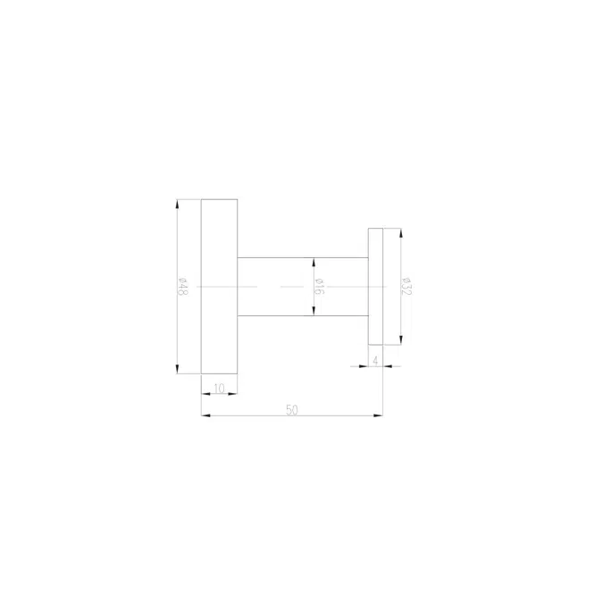 Mizu Drift Robe Hook Matte Black