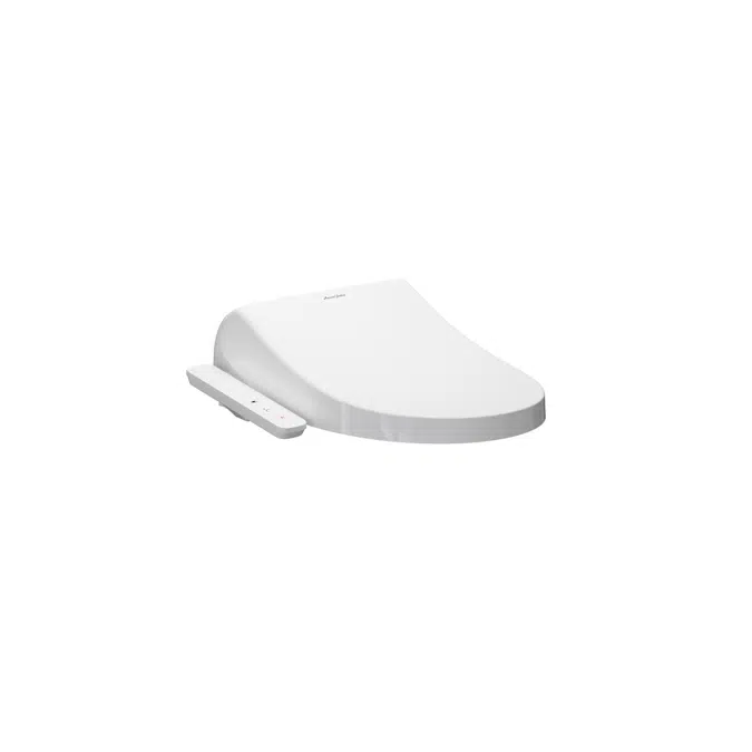 American Standard Signature Hygiene Rim Close Coupled Back to Wall Bottom Inlet Toilet Suite with SpaLet E-Bidet Seat (4 Star)